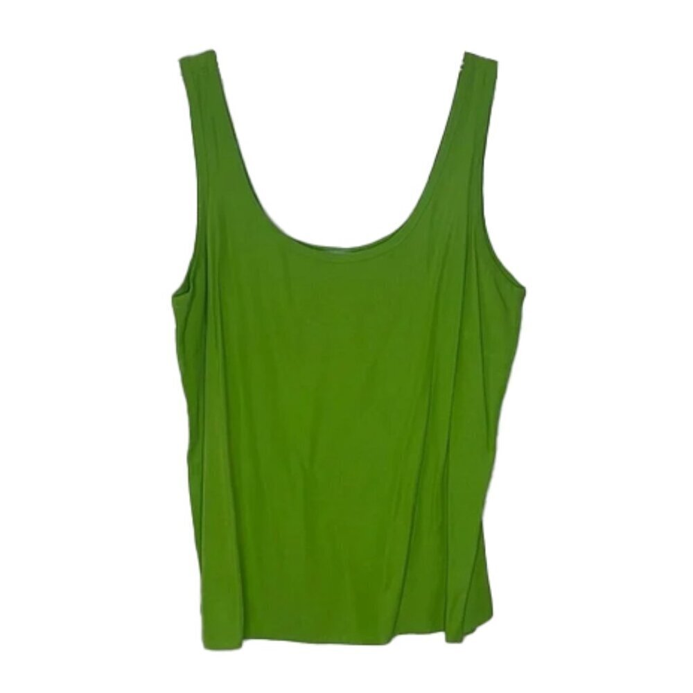 ❤️ MIEKA Green Sleeveless Top Size L